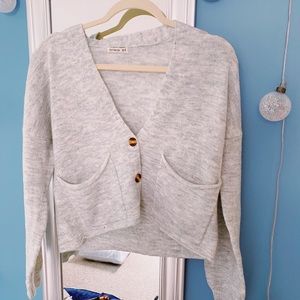 Grey Cotton On Button Up Sweater - NWOT